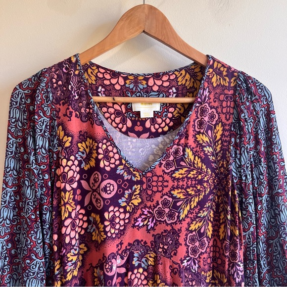 Anthropologie Maeve Asymmetrical Blouse - Picture 2 of 6